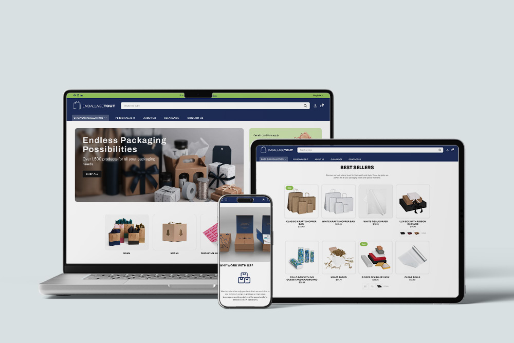 Emballage Shopify Site