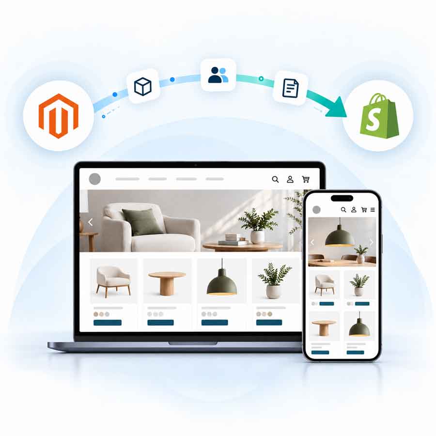 Shopify-to-Magento